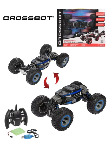 Машина Р/У Трансформация Crossbot, 4WD, переворот, режим высокой и низкой посадки
