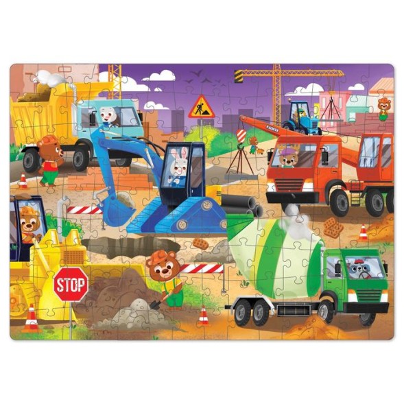 Пазл «Большая стройка», 104 элемента