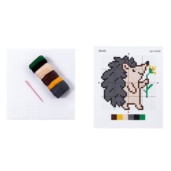 Набор для вышивки своими руками «Ёжик». Десятое королевство