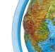 Глобус физико-политический &quot;Глобен&quot;, интерактивный, диаметр 250 мм, рельефный, с подсветкой, с очками