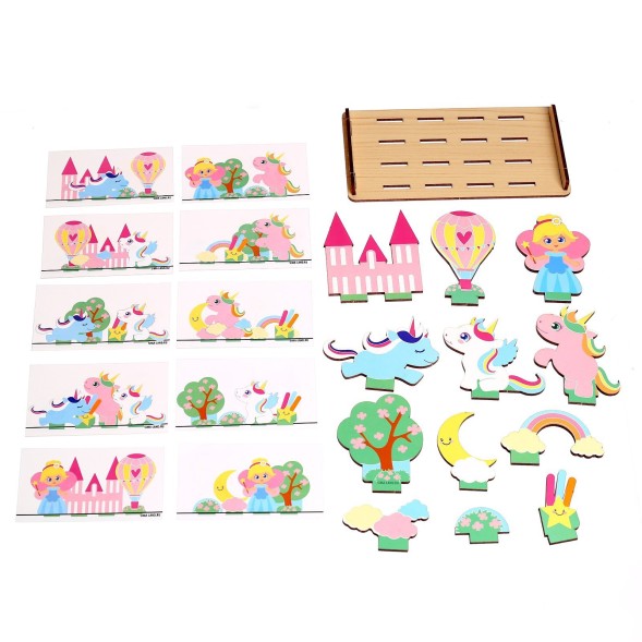 Повтори по образцу «Мир единорогов». Лесная мастерская