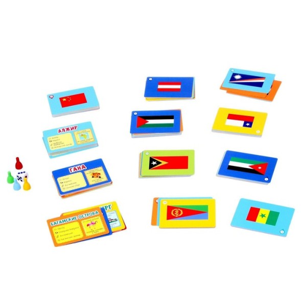 Настольная игра «Мегафлагомания», 197 карточек