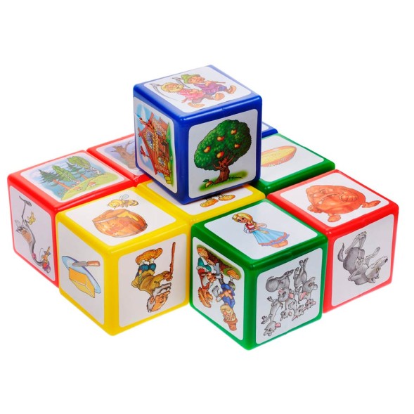 Развивающие кубики для детей «Расскажи сказку»