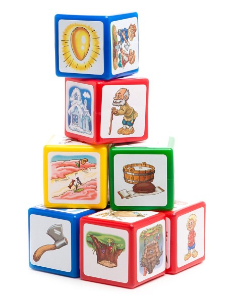 Развивающие кубики для детей «Расскажи сказку»