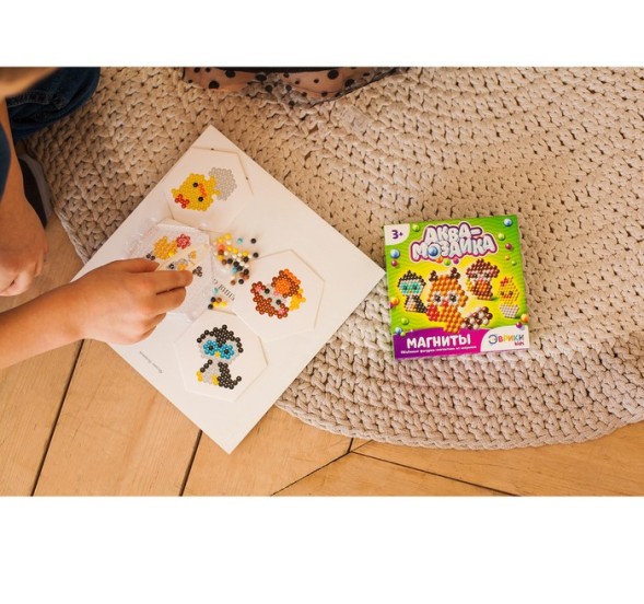 Аквамозаика для детей «Зверята»