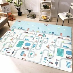 Коврик игровой, термоковрик складной двусторонний 180 на 200 см. Расцветки уточняйте