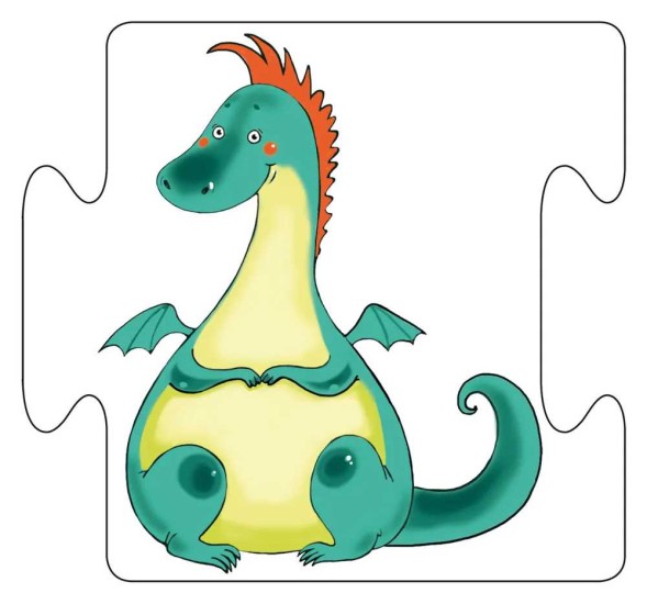 Пазлы Учимся читать по слогам Новые слова (Развивающая игра)