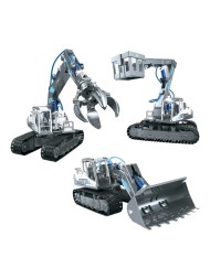 Гидравлический конструктор 3в1: бульдозер, грейферный ковш, автовышка, 168 дет. On time