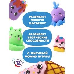 Лёгкий пластилин, набор 24 шт., 12 цветов