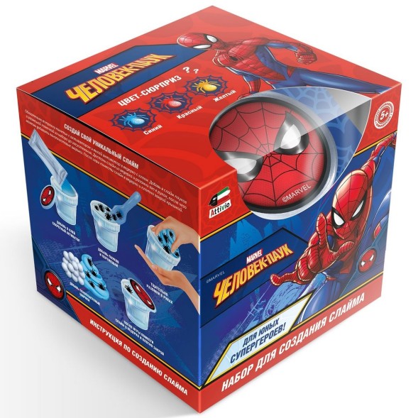 Набор для создания слайма Attivio Человек-паук