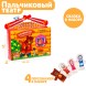 Кукольный театр «Маша и медведь», набор: 4 персонажа, сценарий, Milo toys