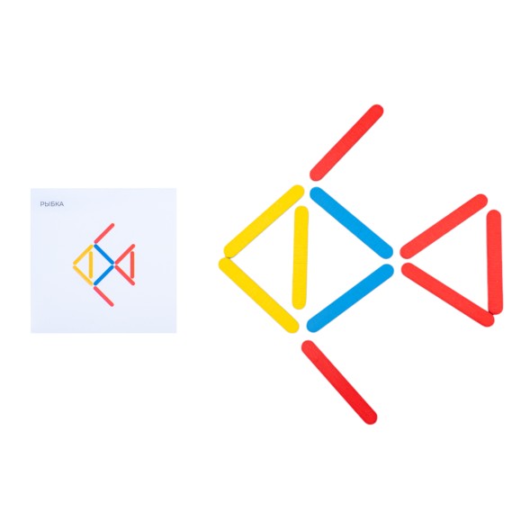 Развивающая деревянная игра для детей «Палочки в стаканчиках». Десятое королевство