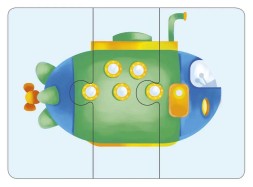 Технопутаница. Собираем картинки, слоги и слова. Робинс