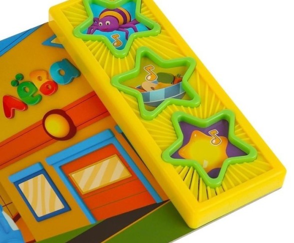 Книга музыкальная «Грузовичок Лева» 3 музыкальных кнопок, 6 страниц