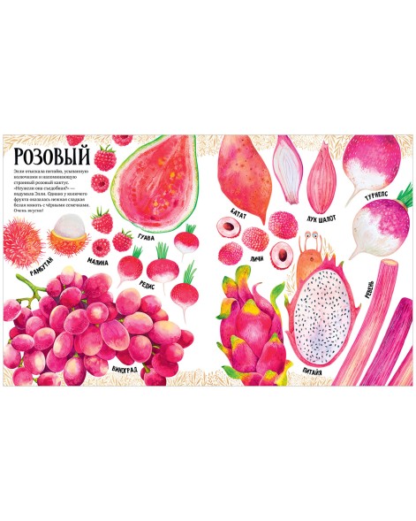 Приключения улитки Элли в мире фруктов и овощей