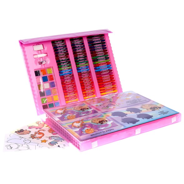 Набор для творчества «Единорожки», с мольбертом, 208 предметов