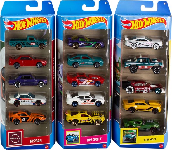 Набор машинок Hot Wheels, 5 шт, МИКС
