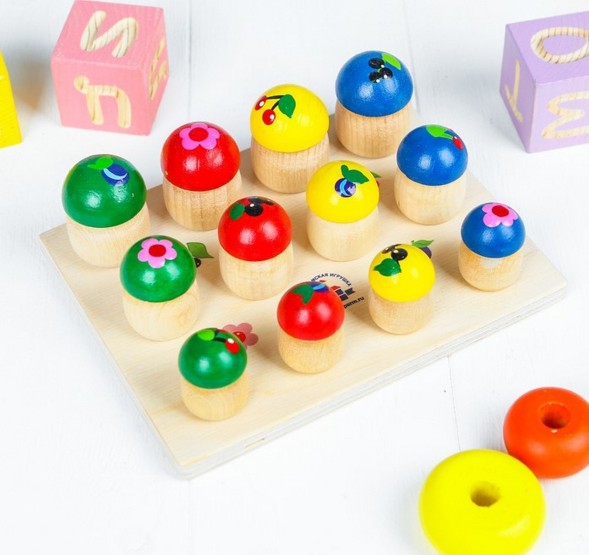 Набор «Грибочки» размер грибочков: 4 см; 3,5 см; 3 см