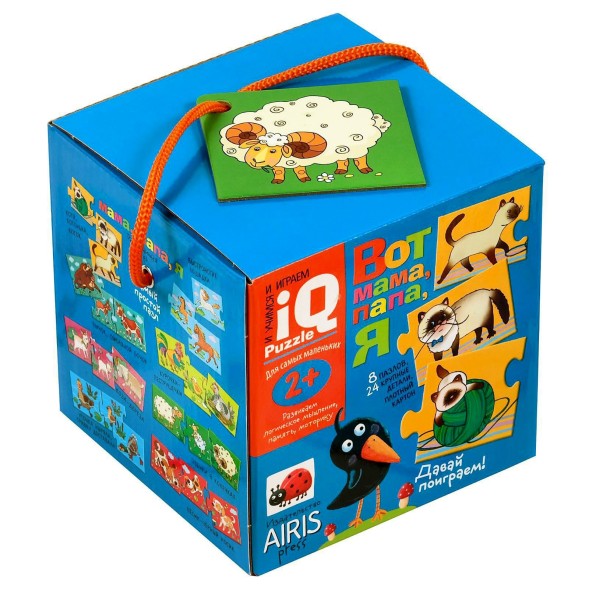 Настольная игра "Вот мама, папа, я", 2+