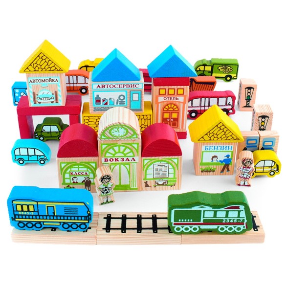 Конструктор «Транспорт», 45 элементов