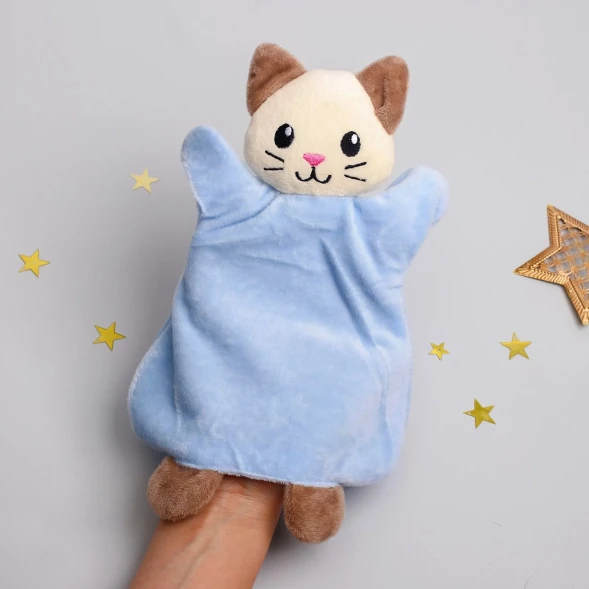 Игрушка-комфортер на руку "Котик"