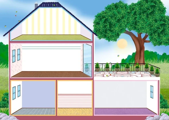 Мой большой дом наклеек. 500 наклеек. Робинс