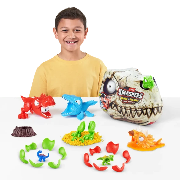 Набор игровой Smashers Битва динозавров маленький в непрозрачной упаковке (Сюрприз)