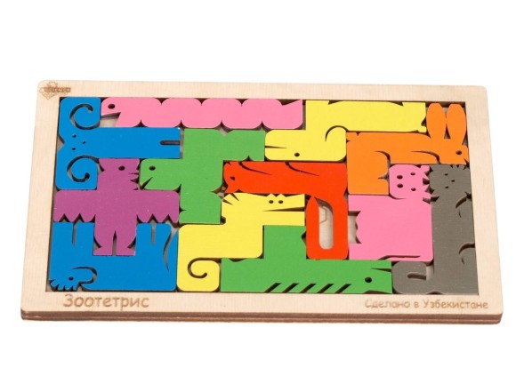 Головоломка «Зоотетрис» , дерево