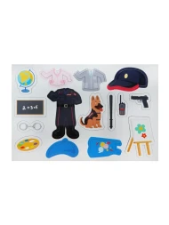 Магнитная игра «Одевашки. Профессии»