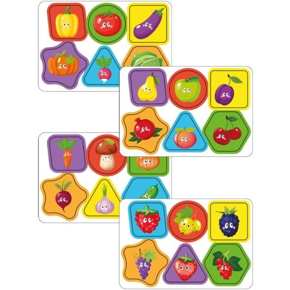 Лото для малышей «Фрукты и овощи»