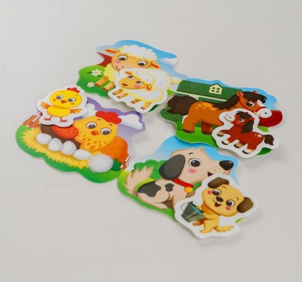 Игра на липучках «Весёлые липучки. Детёныши и мамы»