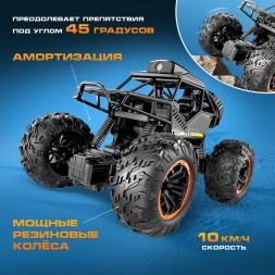 Машинка на пульте управления «Джип. Шпион», с камерой 720p, Wi-Fi, работает от аккумулятора. УЦЕНКА- плохо работает через приложение