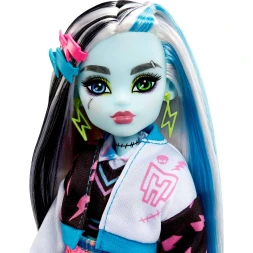 Кукла Monster High Frankie Фрэнки Стайн с иссиня-черными прядями в фирменном образе Монстер Хай