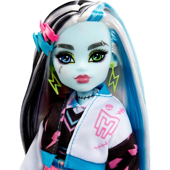 Кукла Monster High Frankie Фрэнки Стайн с иссиня-черными прядями в фирменном образе Монстер Хай