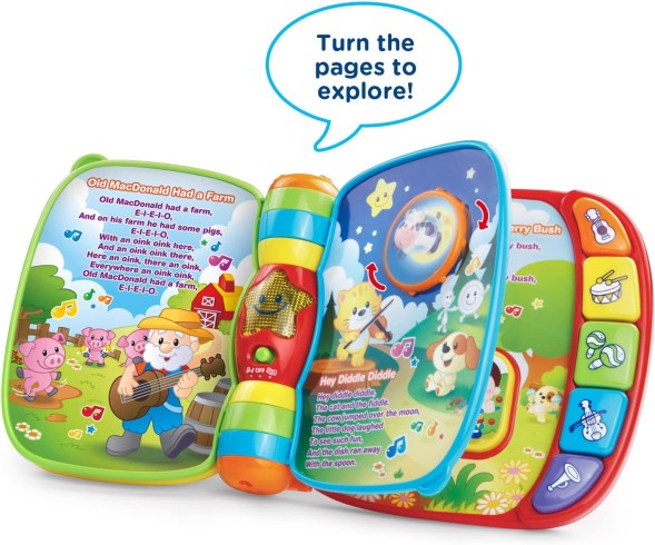 Музыкальная книга со стихами VTech на английском языке