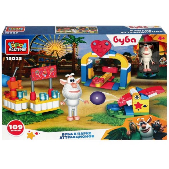 Конструктор буба в парке атракционов, 109 дет. Город мастеров