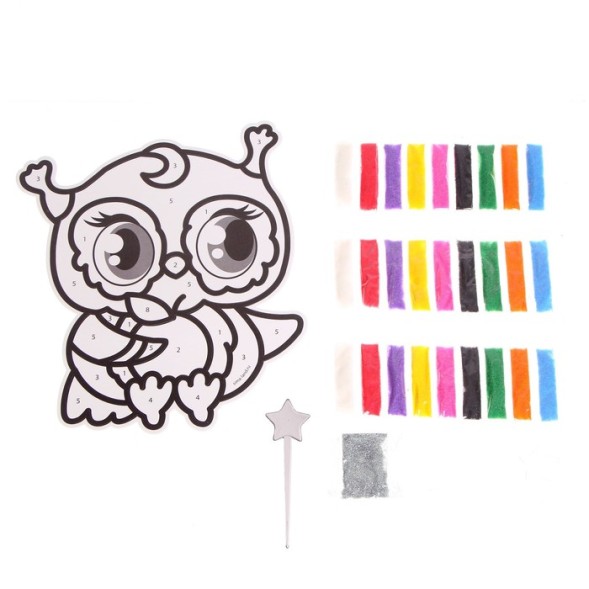 Набор для творчества. Фреска фигурная «Совушка»