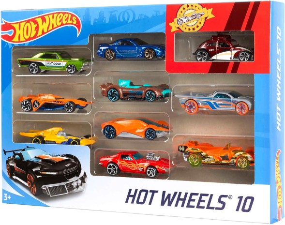 Набор машин Hot Wheels коллекционные 10шт в ассортименте 1:64
