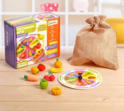 Тактильное лото «Что где растёт», фрукты овощи, по методике Монтессори