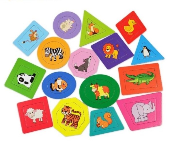 Настольная игра-вкладыши «Вот такие фигуры»