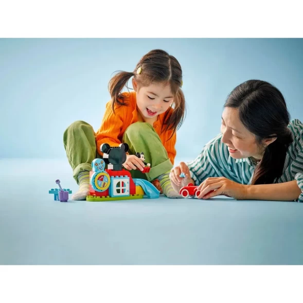 Конструктор LEGO DUPLO 10454 Дом и машина Микки Мауса блочный
