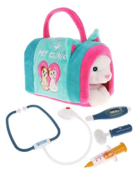Набор ветеринара PET CLINIC с котенком, Fluffy Family