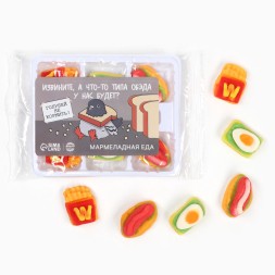 Мармелад в виде еды «Обэд», 6 шт, 20 г.