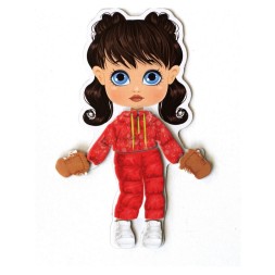 Обучающая игра Магнитные истории «Одевашки. Вероника»