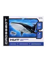 Кит р/у, плавает в воде, реалистично двигается, пускает фонтан, аккум. Crossbot