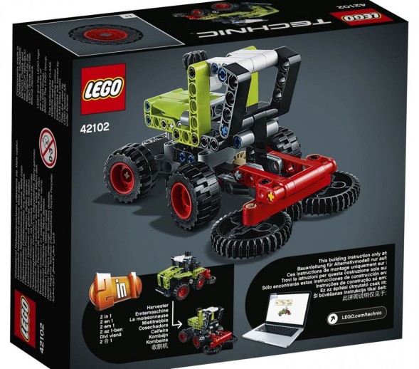 Конструктор LEGO Technic Mini Claas Xerion 42102