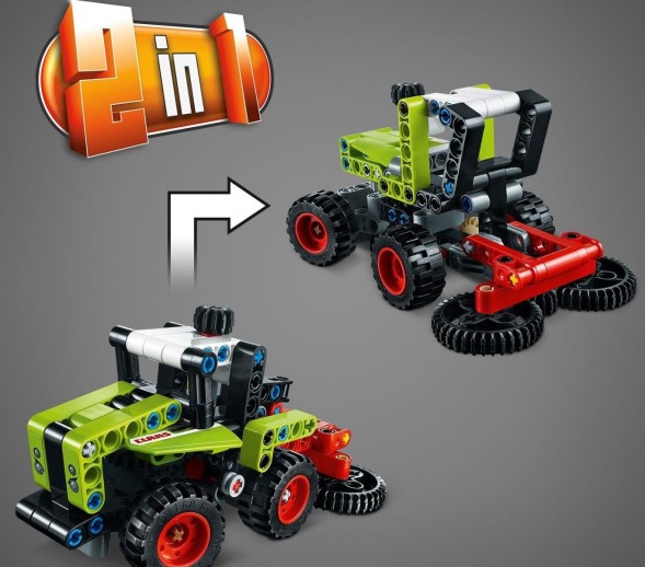 Конструктор LEGO Technic Mini Claas Xerion 42102