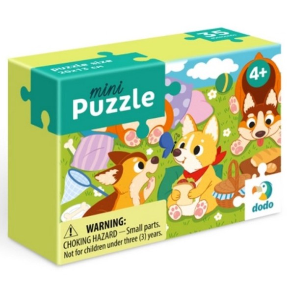 Пазл «Щенята на полянке», 35 элементов