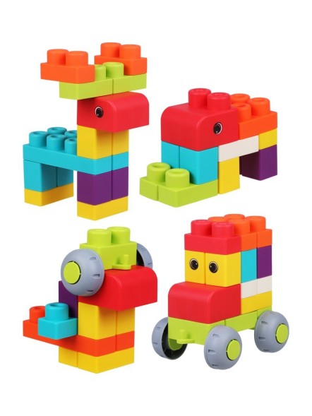 Конструктор блочный мягкий 26 дет, On Time