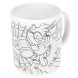 Кружка для росписи Синий еж Соник МУЛЬТИ АРТ